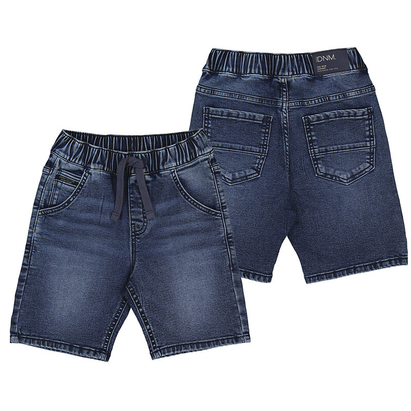 Mayoral Boys Med Denim Jogger Bermuda 6282