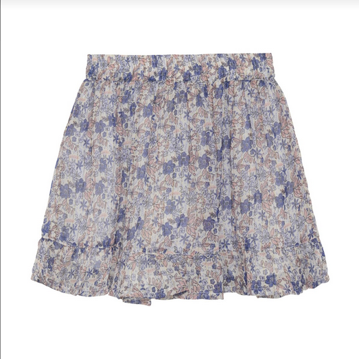 Creamie Girls Buttercream Lurex Dot Skirt 655