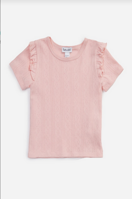Splendid Girls Cameo Pointelle Tee 683