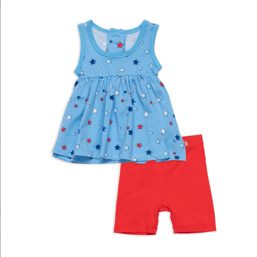 Magnetic Me Red White &amp; Bluetiful Short Set 45RW