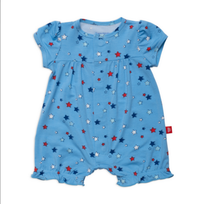 Magnetic Me BGirl RedWhite &amp; Bluetiful Romper 91RW