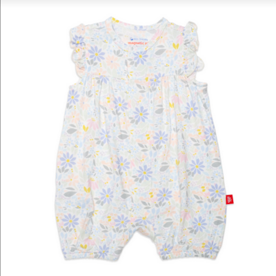 Magnetic Me BGirl Darby Ruffle Sleeve Romper 09DY