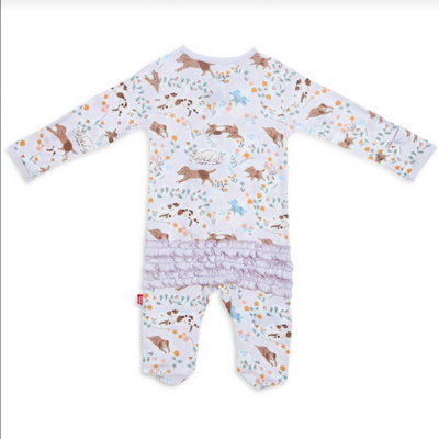 Magnetic Me Best Fur-end Modal Ruffle Footie*