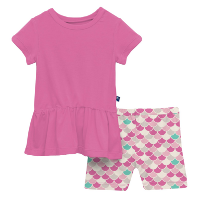 Kickee Kids S/S Tulip Scales Playtime Outfit Set*
