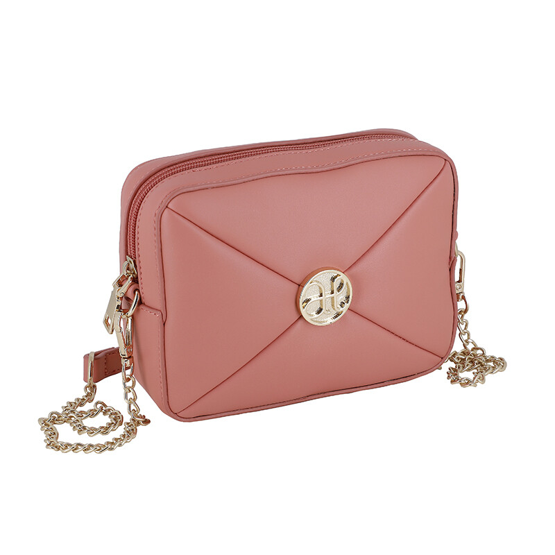 Abel &amp; Lula Salmon Padded Handbag 5436