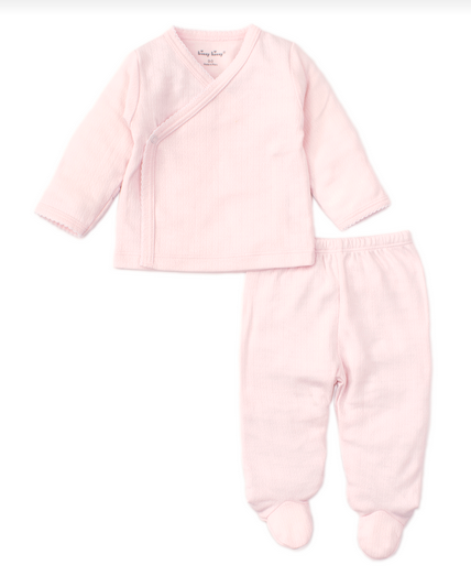 Kissy Baby Girls Pink Cross Tee/Pant Set 4121