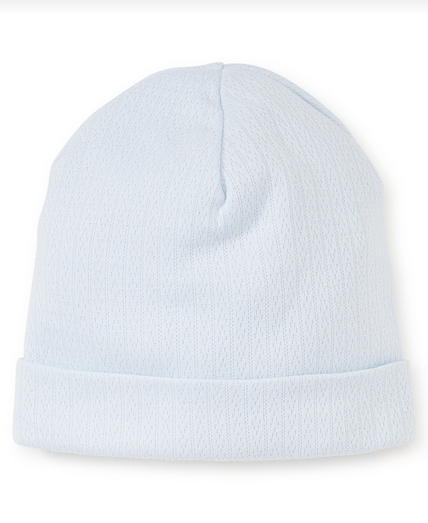 Kissy Baby Boy Lt Blue Pointelle Hat 14106