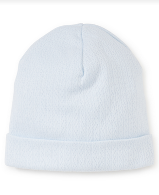 Kissy Baby Boy Lt Blue Pointelle Hat 14106