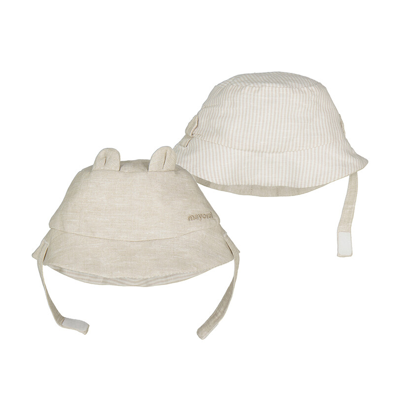 Mayoral Linen Reversible Hat 9718