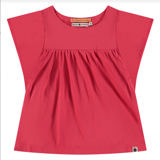 Stains &amp; Stories Girls T-Shirt Teaberry 8652