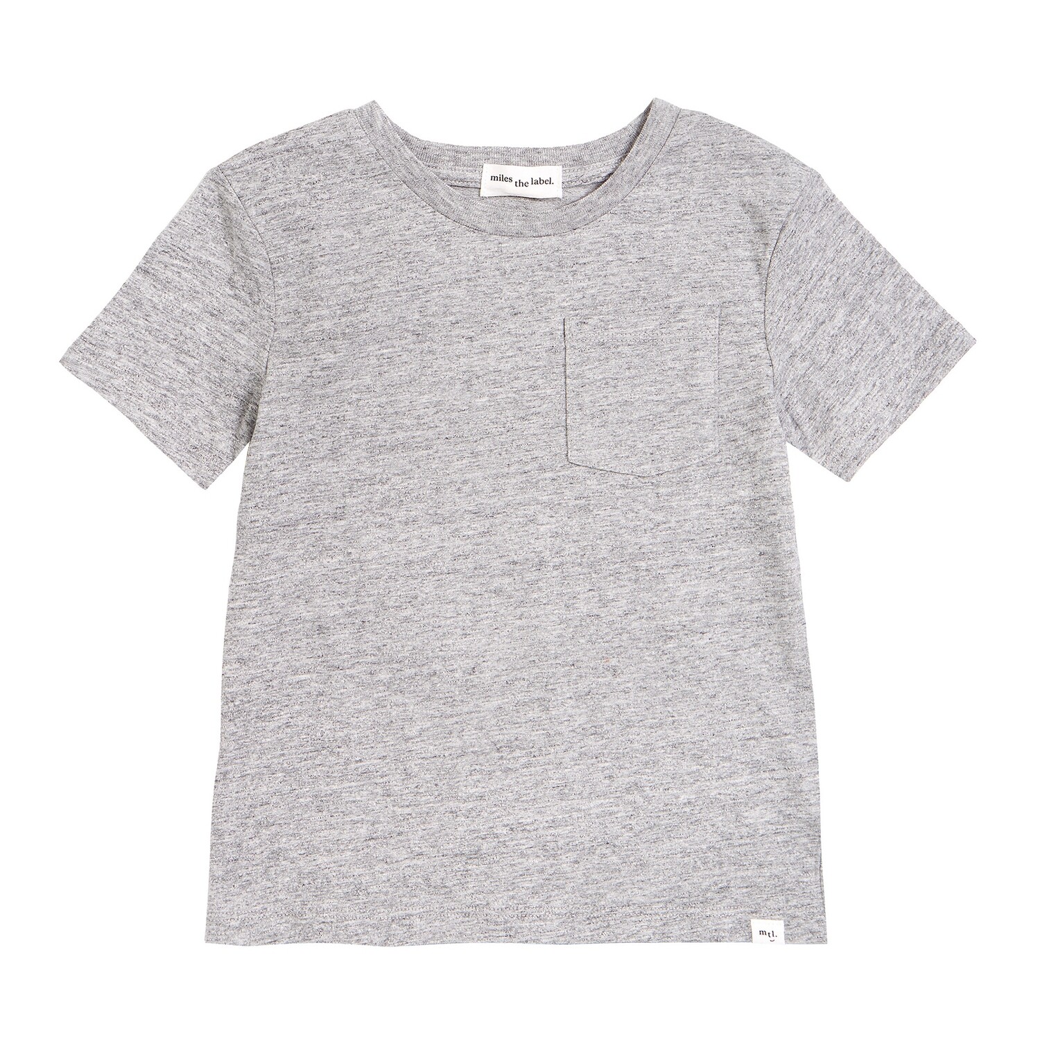 Petit Lem Kids Miles Heather Grey T- Shirt 00K