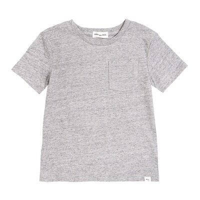 Petit Lem Kids Miles Heather Grey T- Shirt 00K