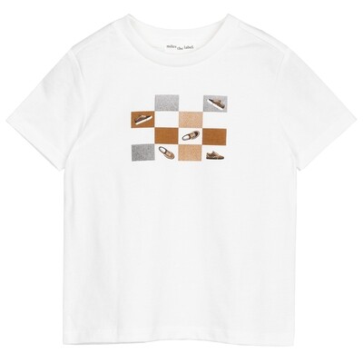 Petit Lem Boy S/S Top Knit-Off White 04K