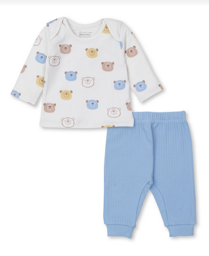 Kissy Baby Boys Bear Talk Pant Set 933I