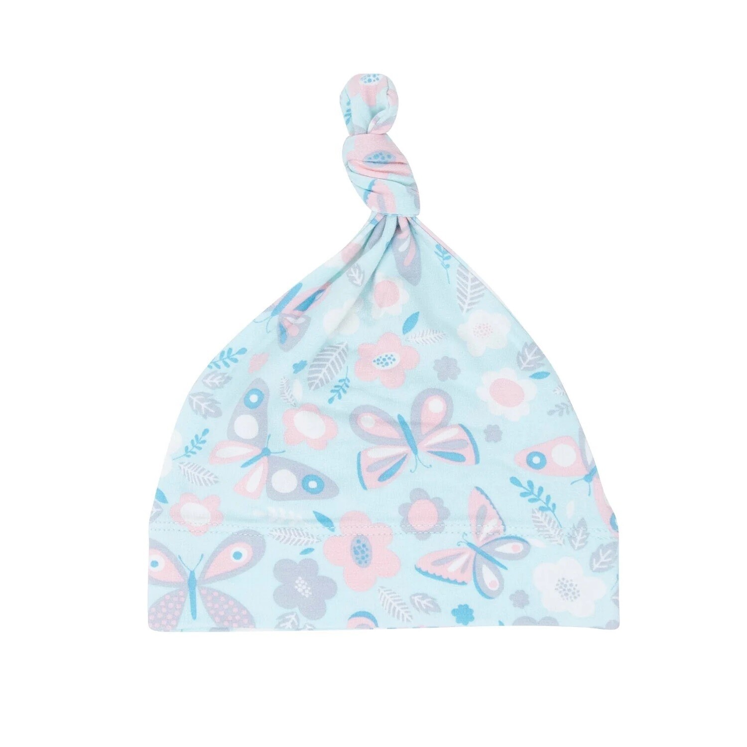 Sweet Bamboo Knot Hat - Butterfly Aqua (Size OS