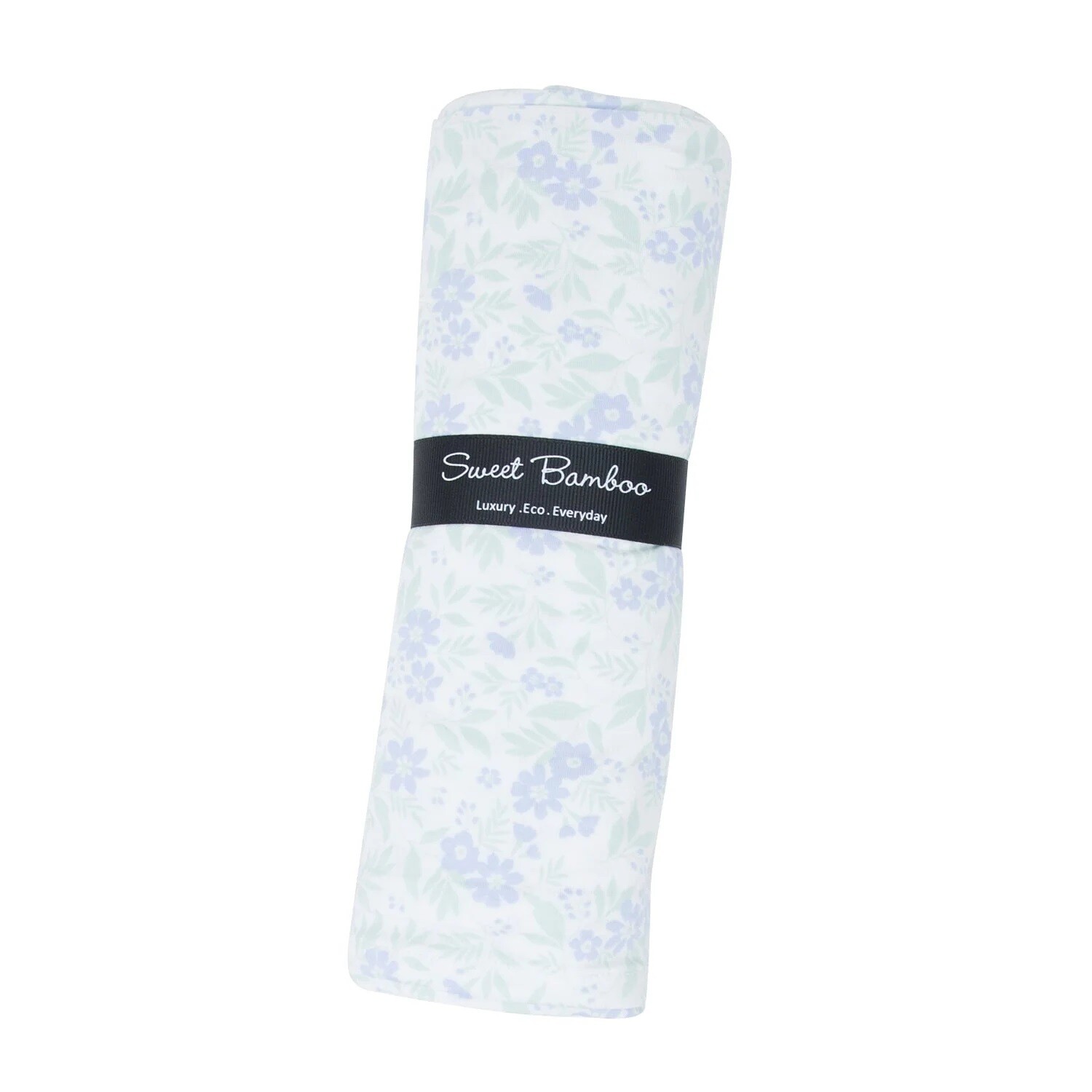Sweet Bamboo Swaddle - Vintage Flower Purple Size: OS