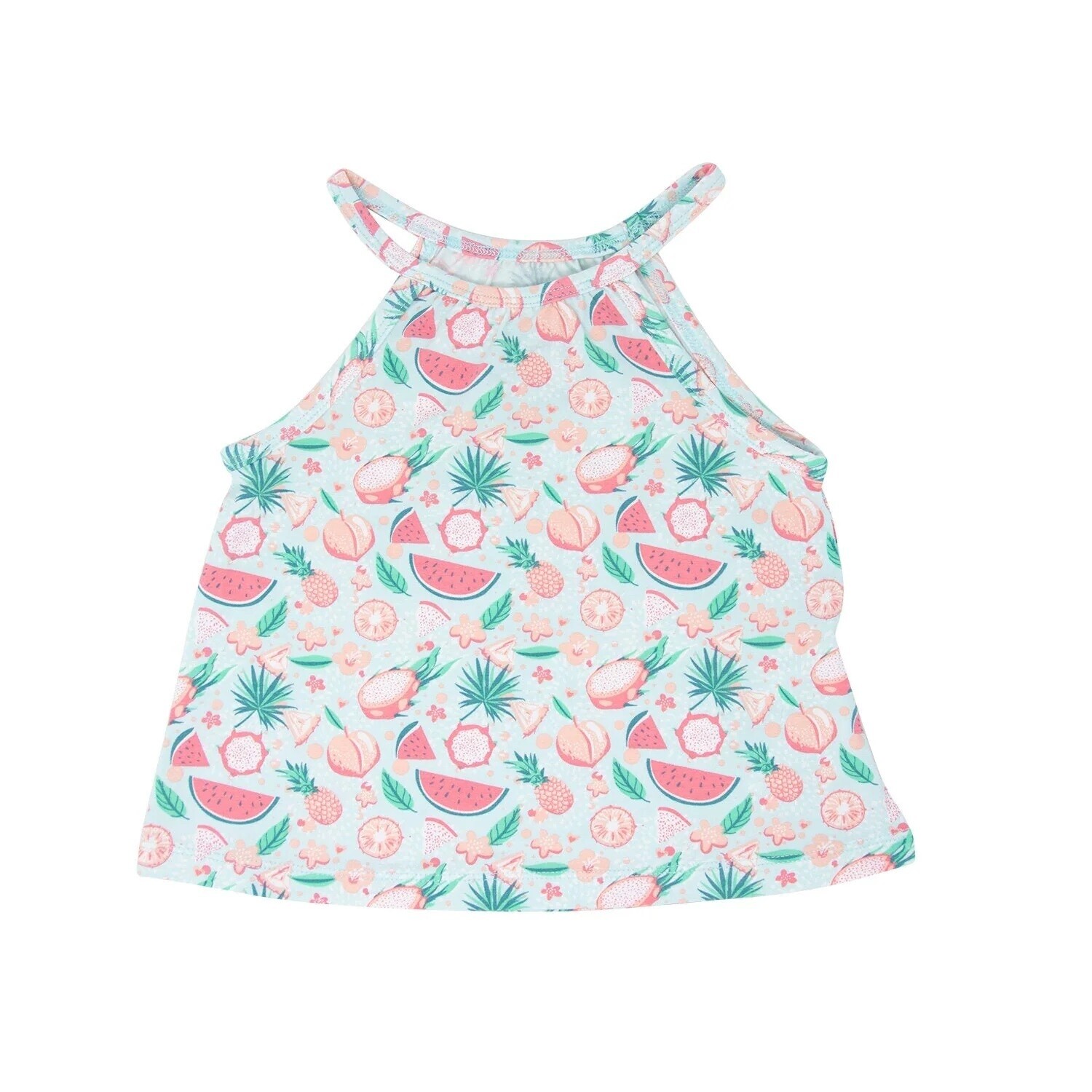 Sweet Bamboo Girls Strappy Tank - Dragonfruit