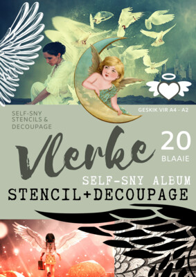 E-BOEK: DECOUPAGE & STENCIL ALBUM: Vlerke