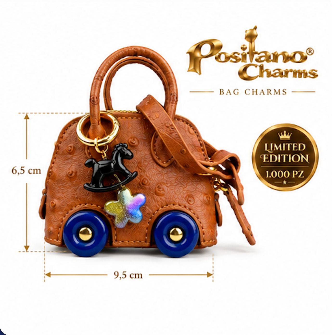 BAG CHARM MARRONE BAG CHARM MARRONE