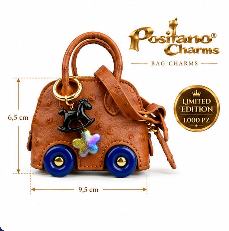 BAG CHARM MARRONE BAG CHARM MARRONE