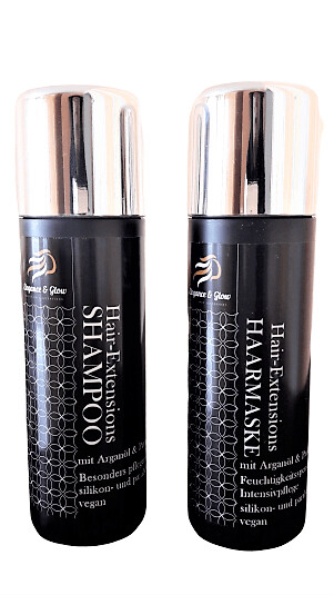 Elegance and Glow 2er Set: Extensions-Shampoo + Extensions-Haarmaske