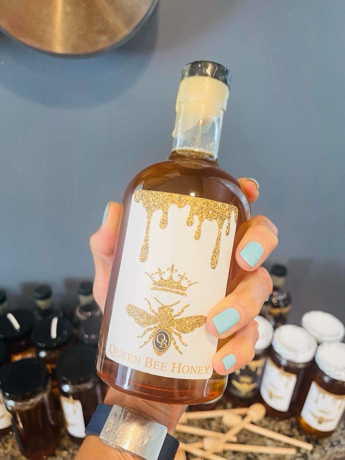 Queen Bee Honey ~ Whiskey Barrel Aged.