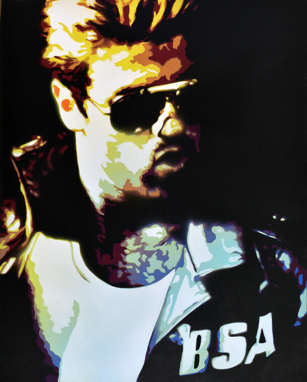 Michael canvas print