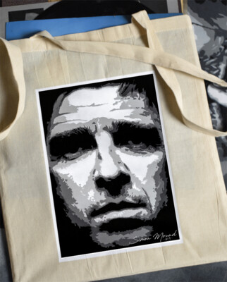 Noel Gallagher cotton tote bag