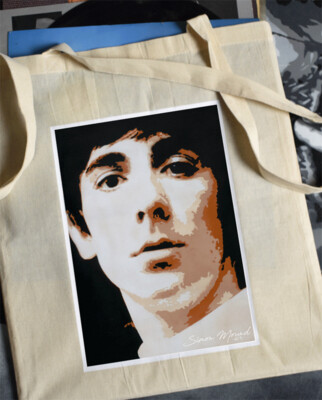 Keith Moon cotton tote bag