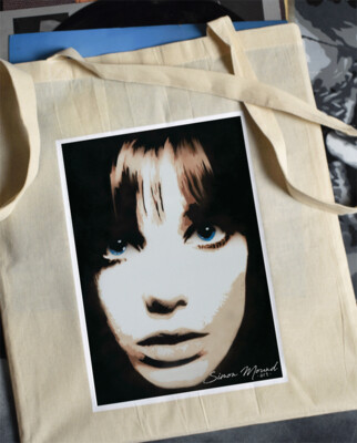 Jane Birkin cotton tote bag
