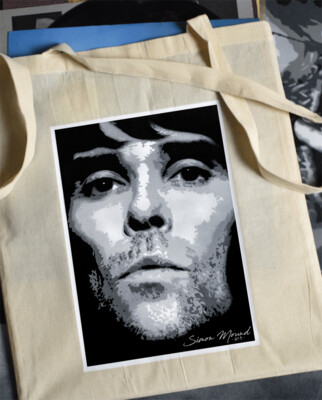 Ian Brown cotton tote bag