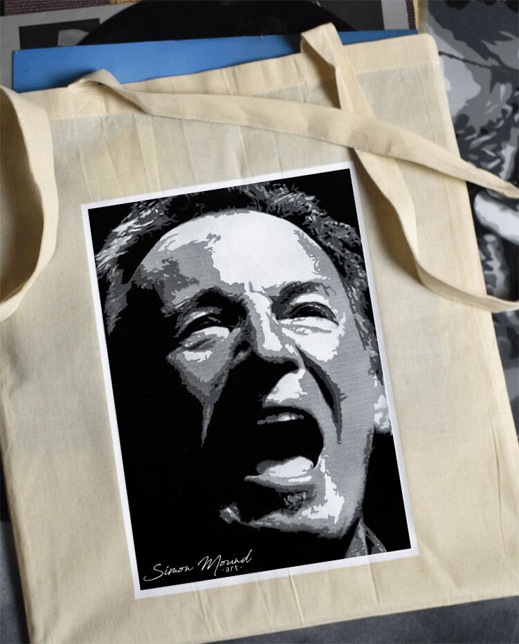 Bruce Springsteen cotton tote bag
