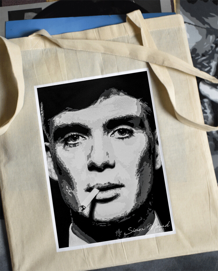 Cillian Murphy cotton tote bag