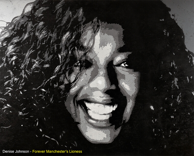 Denise Johnson Forever Manchester's Lioness Charity Print