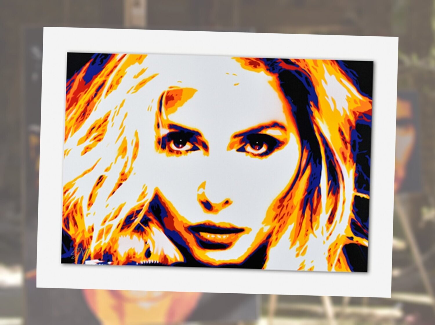 Debbie Harry greeting card with envelope