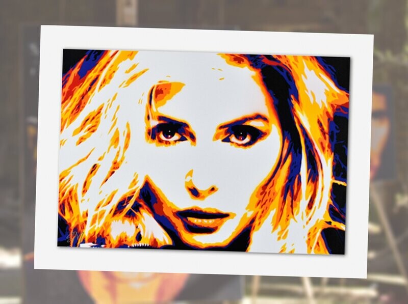 Debbie Harry greeting card with envelope