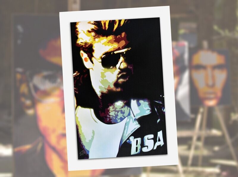 George Michael greeting card with envelope