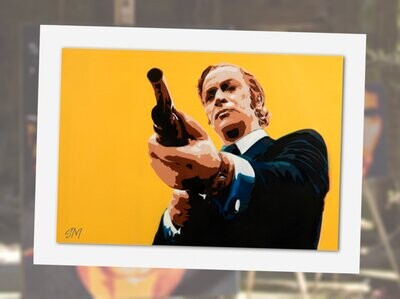 Michael Caine greeting card with envelope