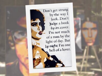 Rocky Horror greeting card with envelope