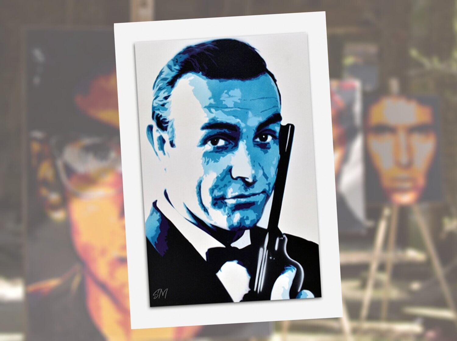 Sean Connery greeting card with envelope