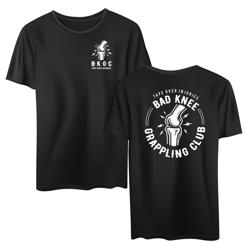 Bad Knees Grappling Club Cotton Tee