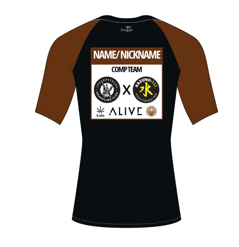 BROWN BELT Ranked Rash guard: available in White or Black BROWN BELT Ranked Rash guard: available in White or Black