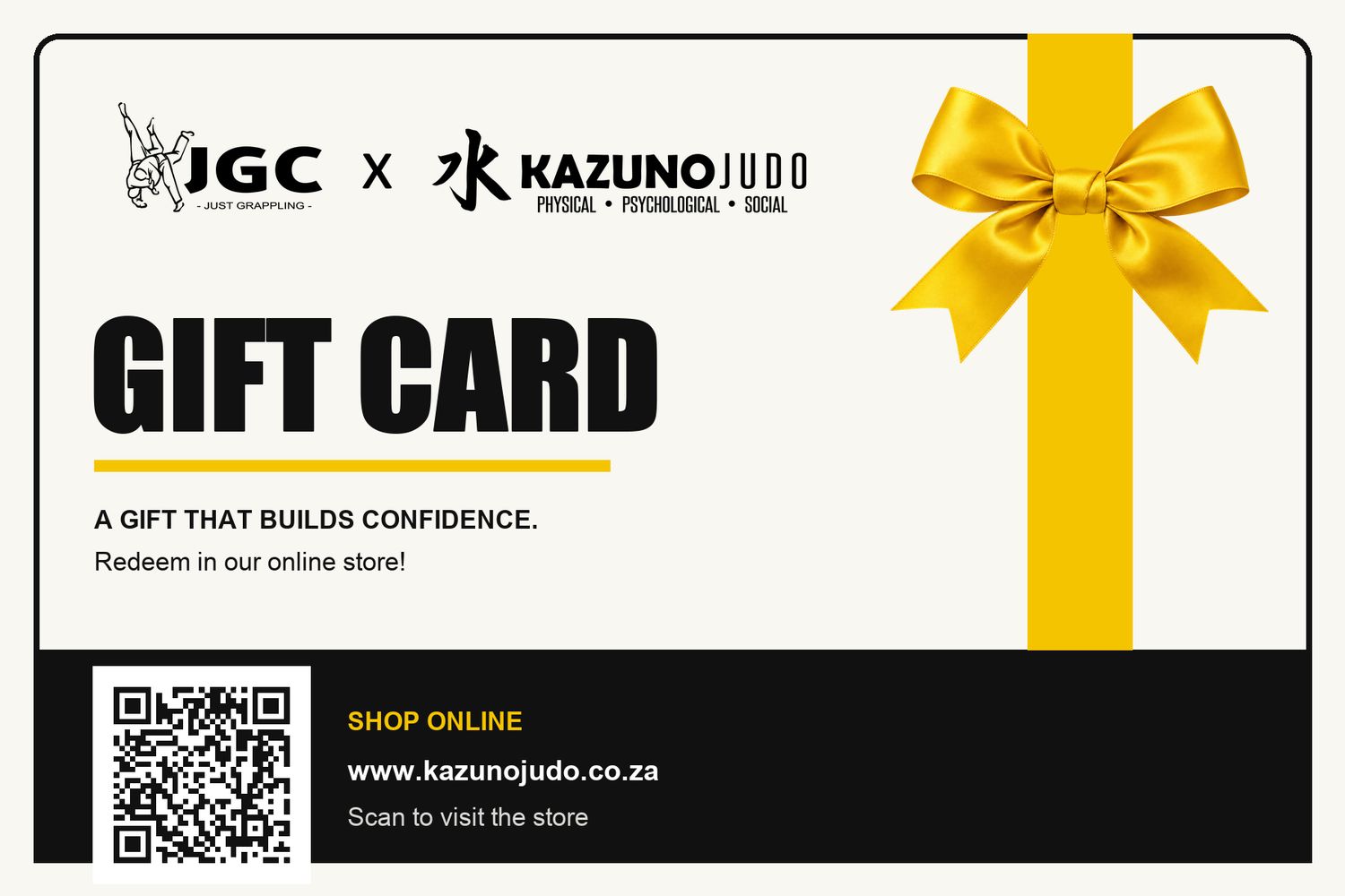 JGC x Kazuno Judo Gift Card | Judo &amp; Jiu-Jitsu Gear