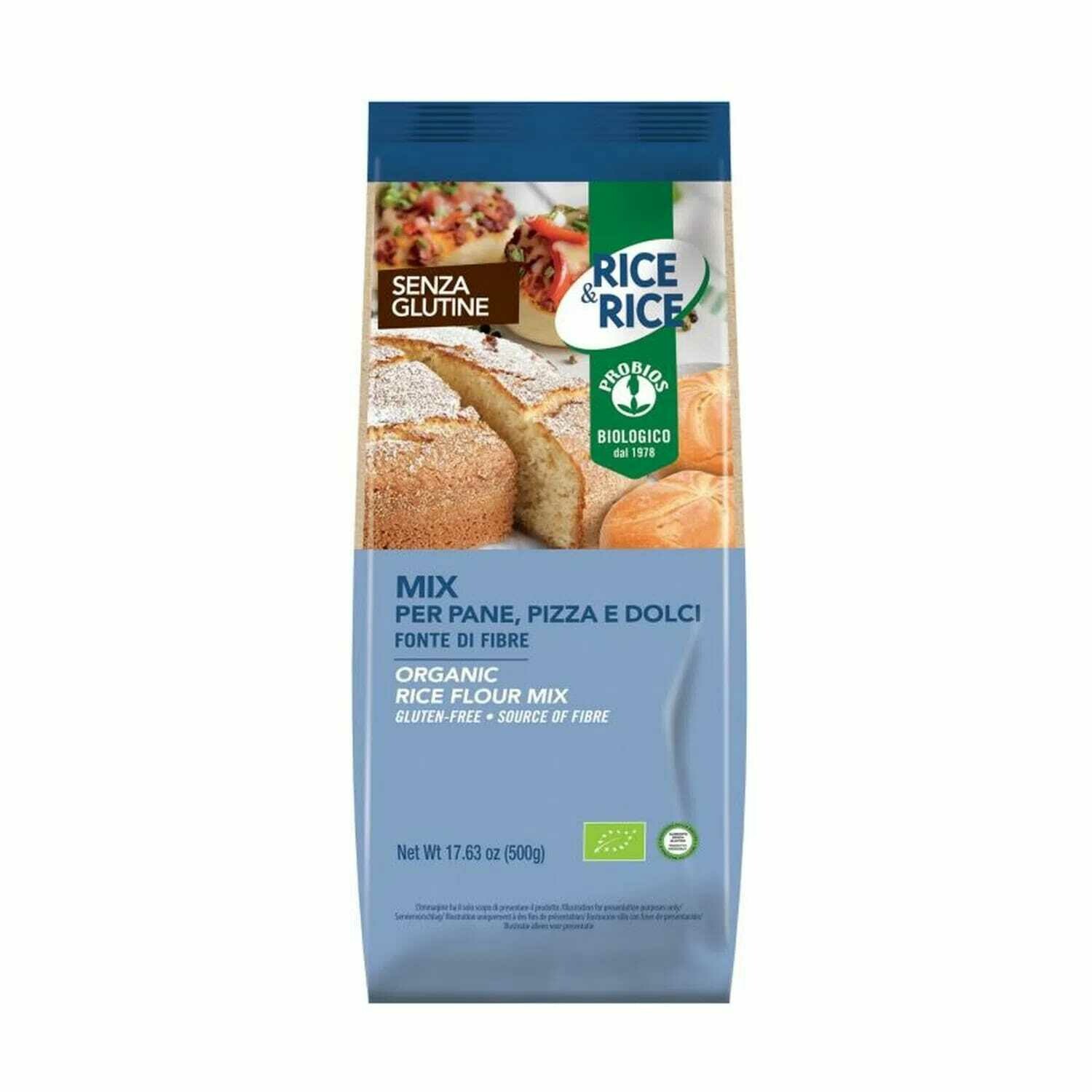 Mix per Pane Pizza e Dolci - Rice & Rice - Probios
