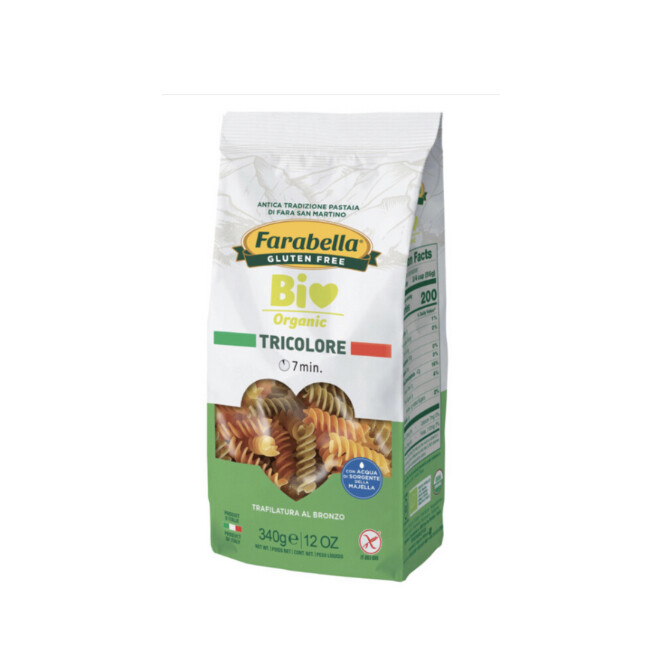 Fusilli tricolore - Farabella Bio