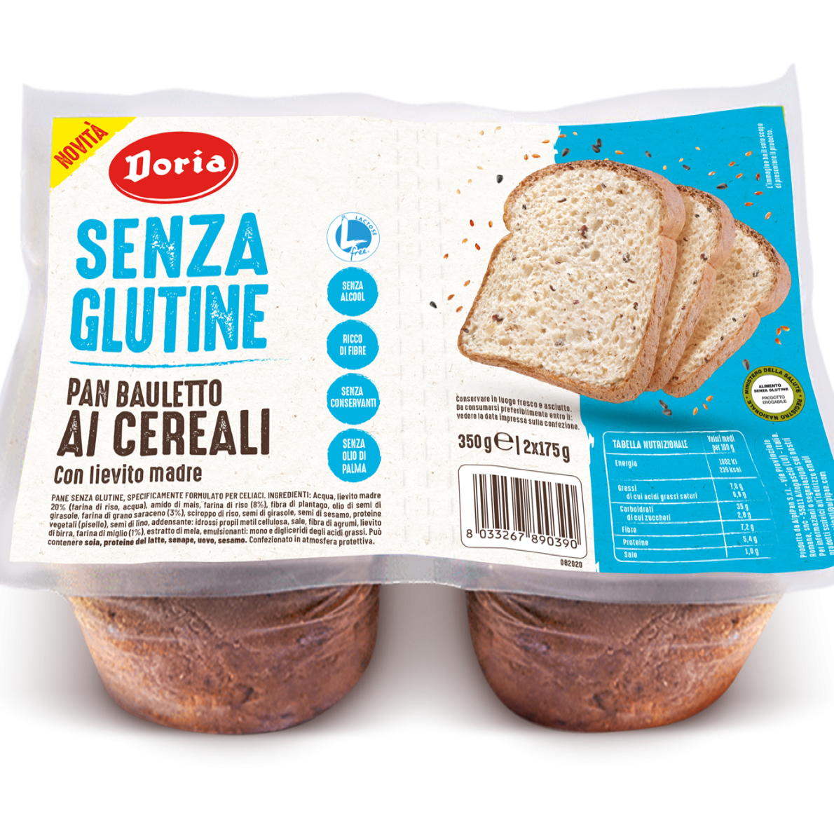 Pan Bauletto ai Cereali - Doria