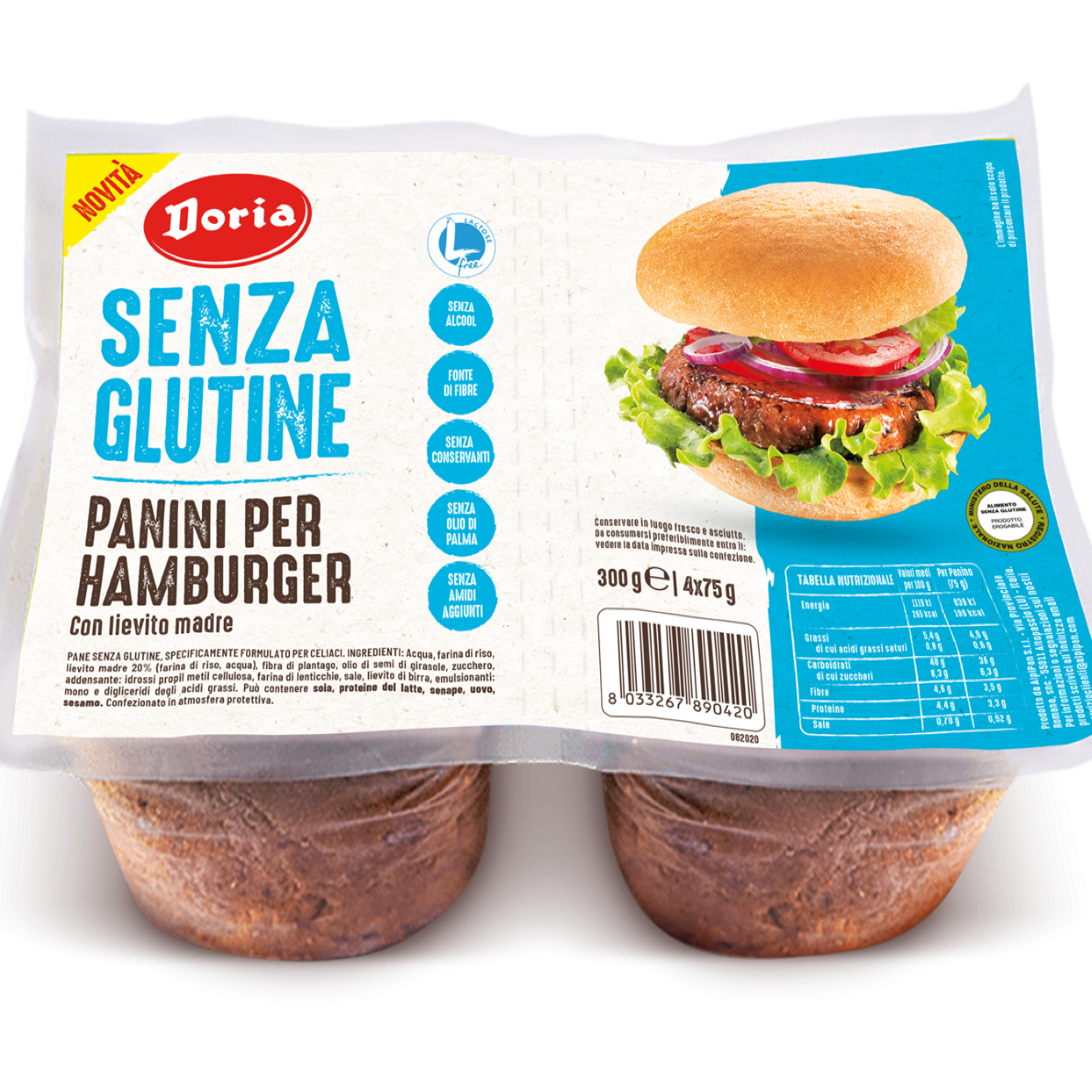 Panini per Hamburger - Doria