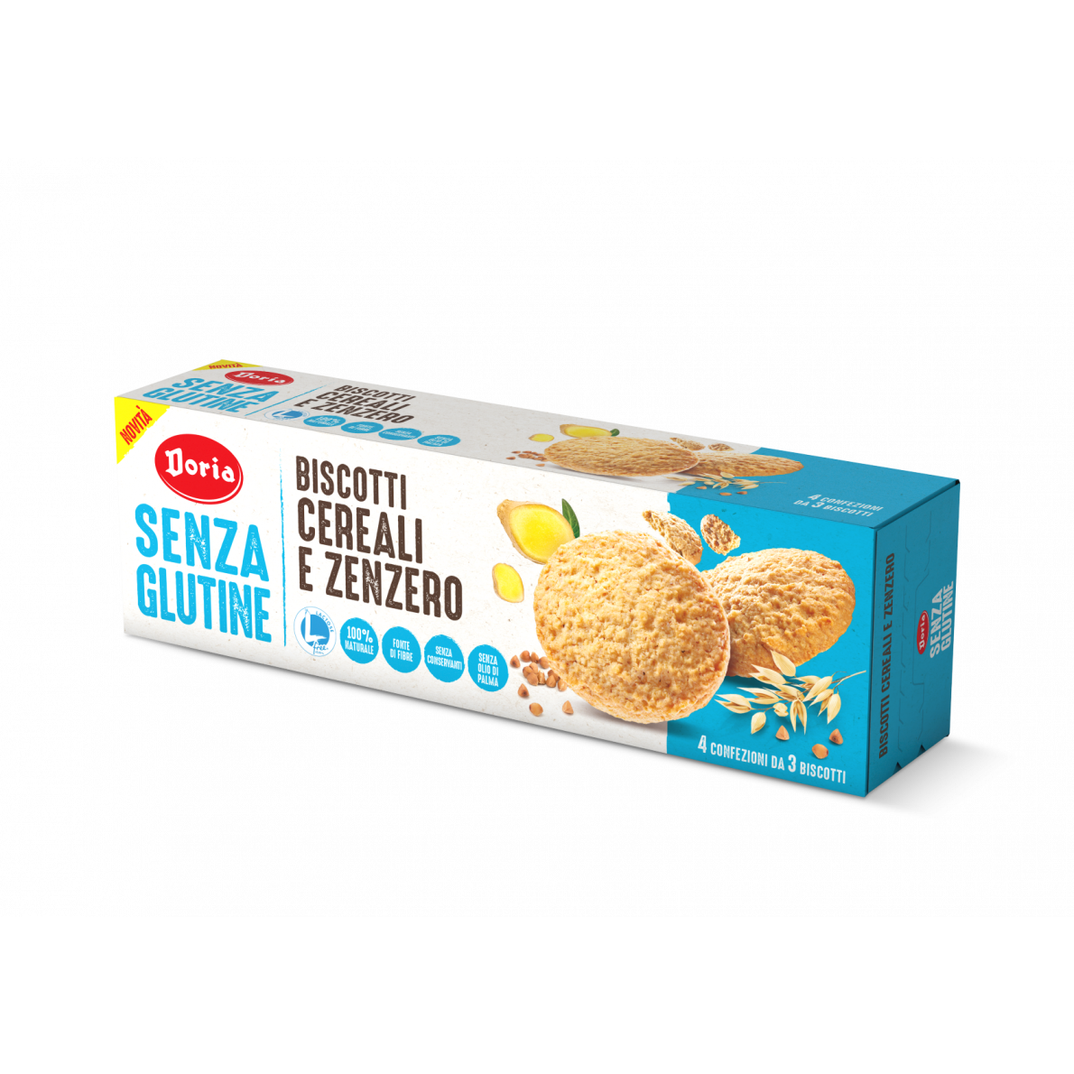 Biscotti cereali e zenzero - Doria