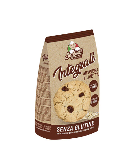 Biscotti Integrali all'Avena e Uvetta  - Inglese