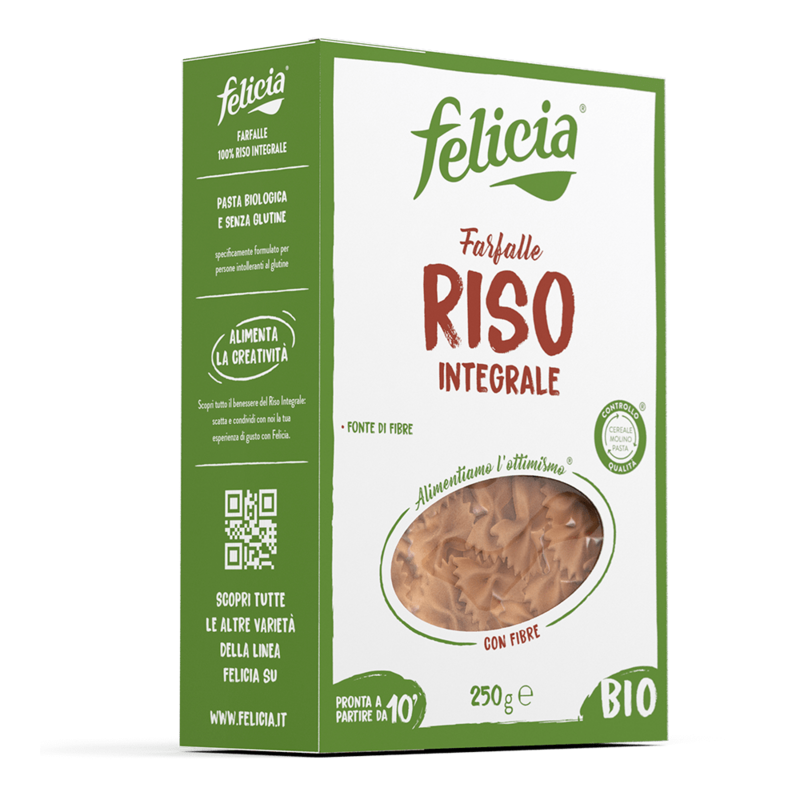 Farfalle Riso Integrale - Felicia
